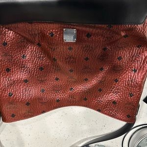 MCM MAROON PURSE
